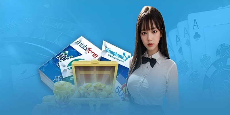 Thực hiện nạp tiền qua thẻ cào điện thoại